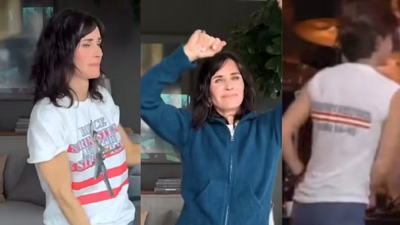 Como minha mãe dançava nos anos 1980: Até Courtney Cox se entrega a trend