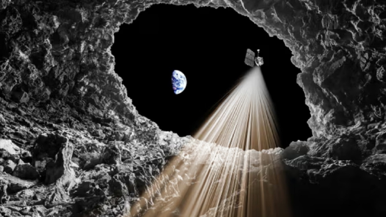 Caverna subterrânea é encontrada na Lua e pode servir de base para astronautas