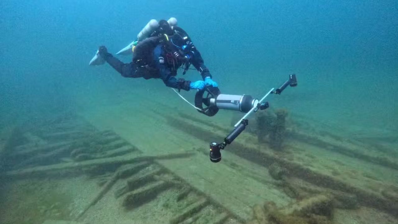 Navio que naufragou há 130 anos é encontrado nos EUA
