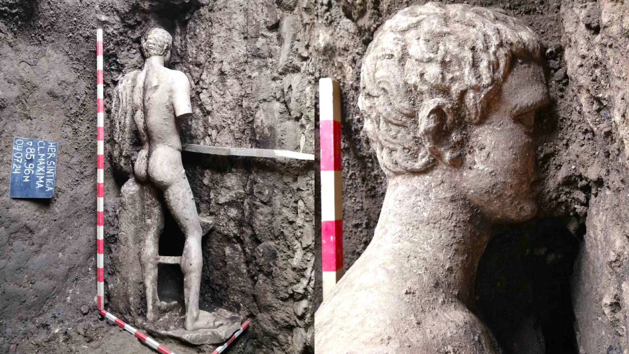 Antiga estátua de divindade grego-romana é descoberta na Bulgária