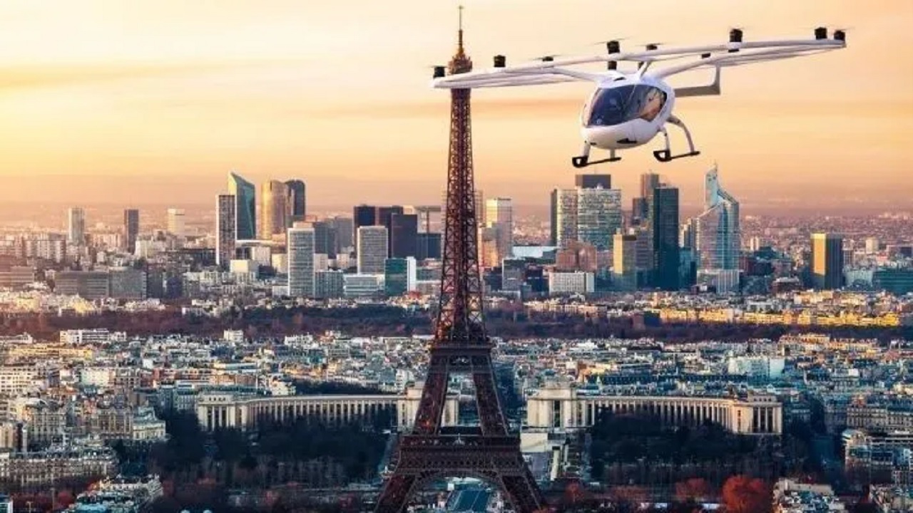 Táxis voadores serão testados durante as Olimpíadas de Paris 2024