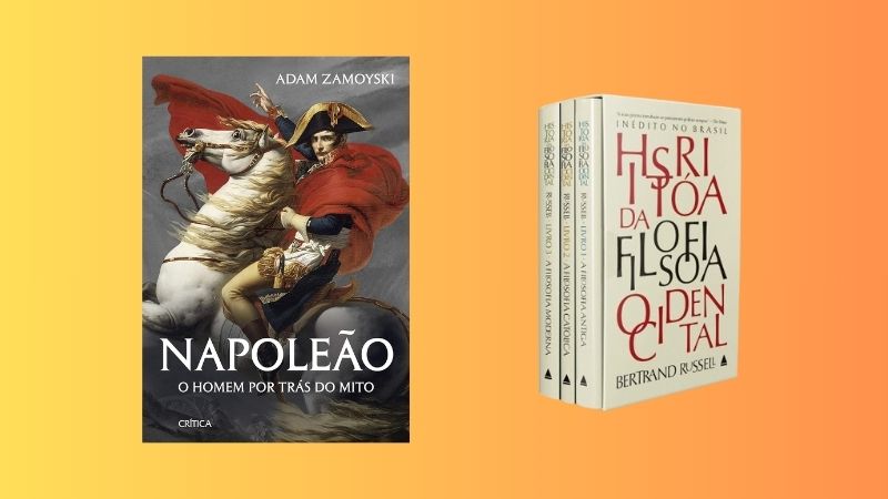 Prime Day: 6 livros de história bem avaliados em oferta na Amazon