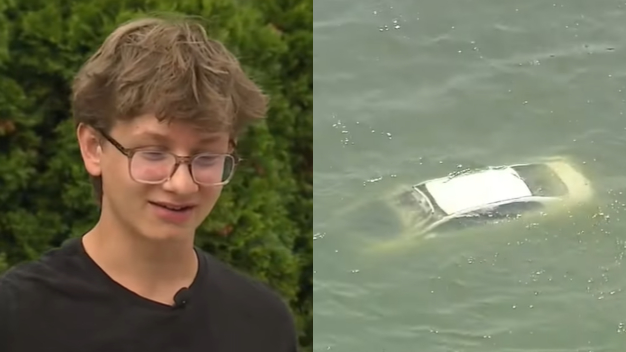 EUA: Jovem de 15 anos resgata mulher de carro submerso em lago