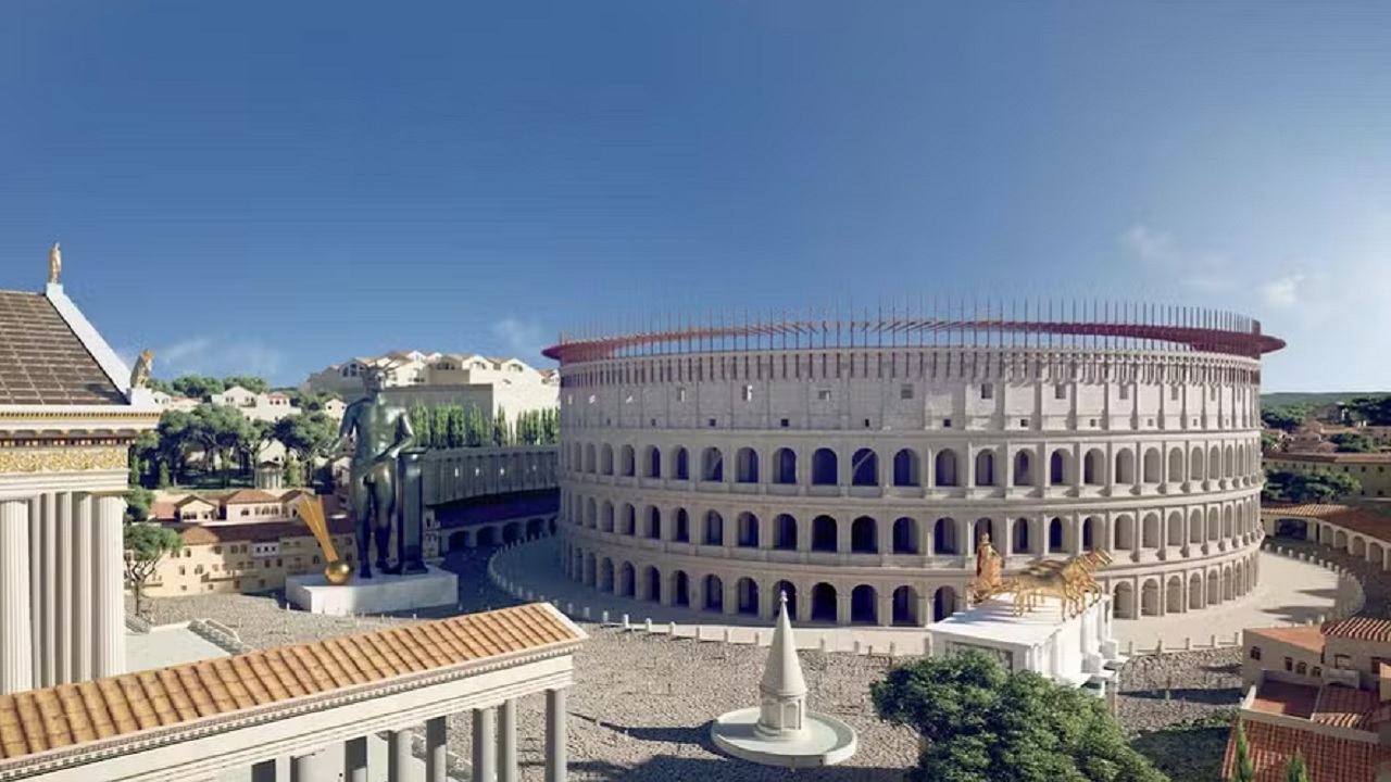 Descubra a Roma Antiga com tour virtual ultrarrealista