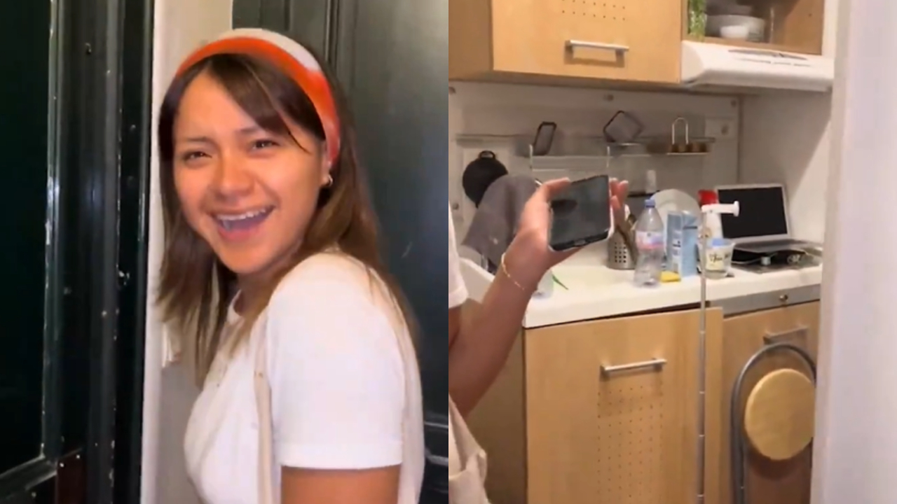 Jovem choca a internet ao mostrar apartamento de 9 m² em Paris