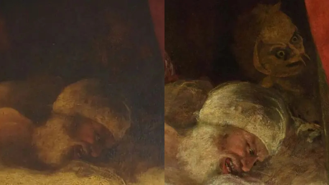 A história do “demônio” que foi apagado em pintura do século 18