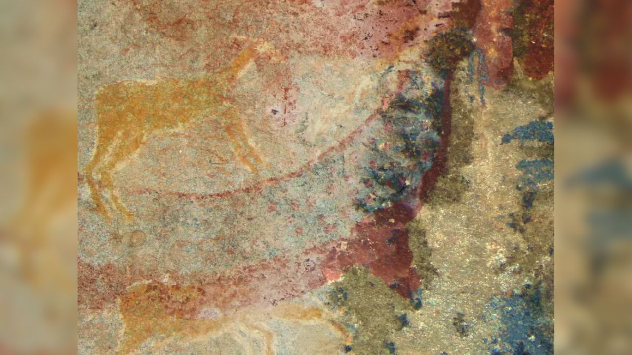 Arte rupestre pode representar espécie que viveu há 200 milhões de anos