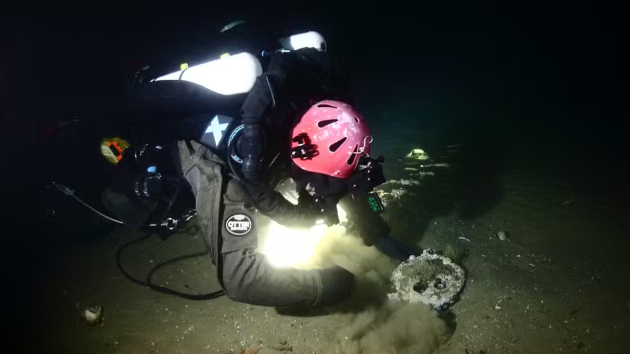 Naufrágio de navio a vapor francês de 1856 é encontrado