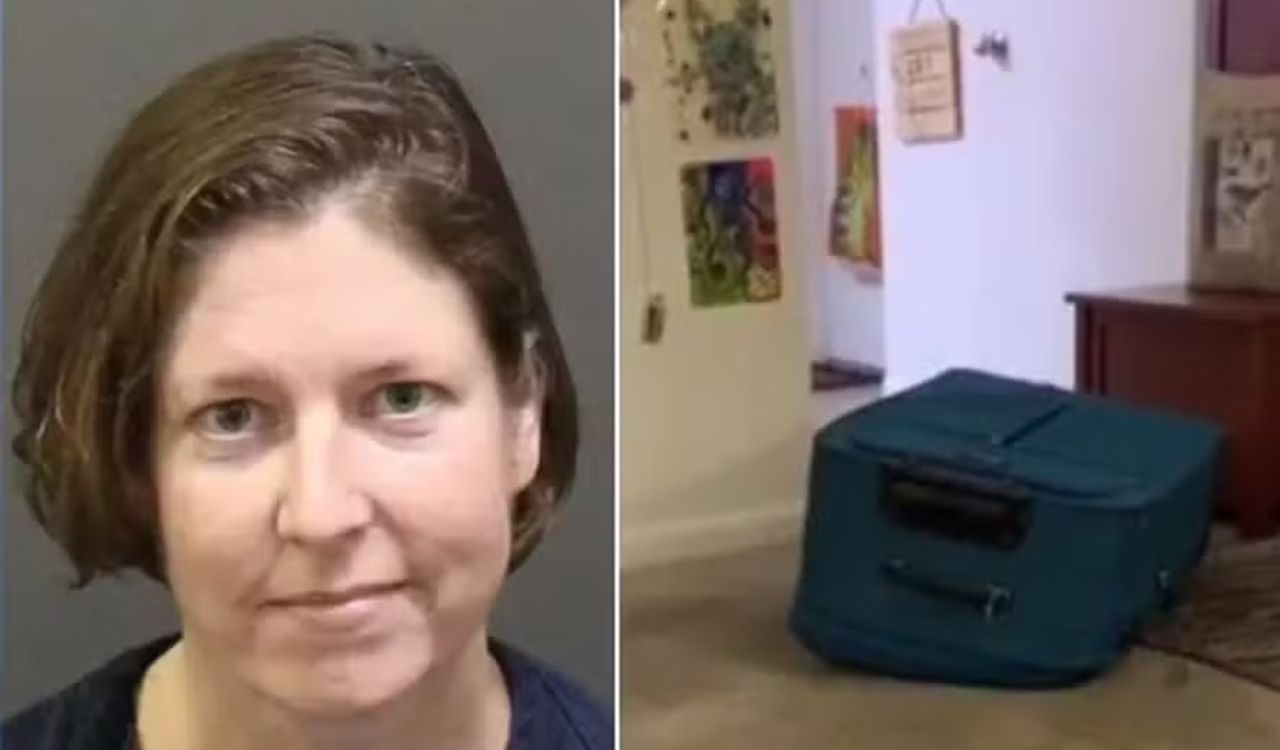 Mulher é condenada por assassinato após prender namorado em mala de viagem