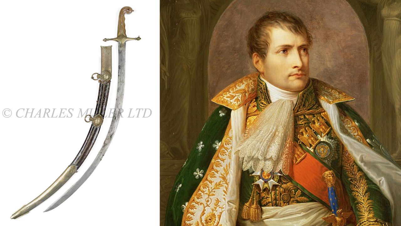 Espada atribuída a Napoleão Bonaparte será leiloada em Londres