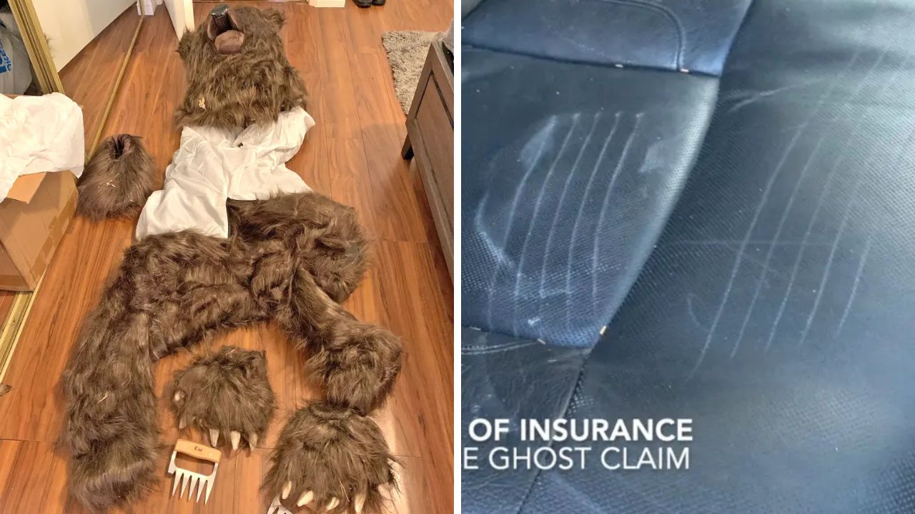 Grupo usa fantasia de urso para encenar ataques a carros e fraudar seguradoras