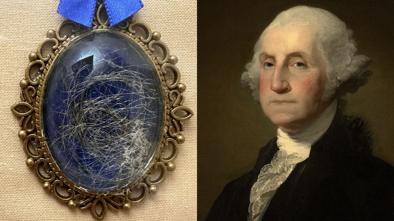 Mecha de cabelo de George Washington e outros raros itens presidenciais irão a leilão