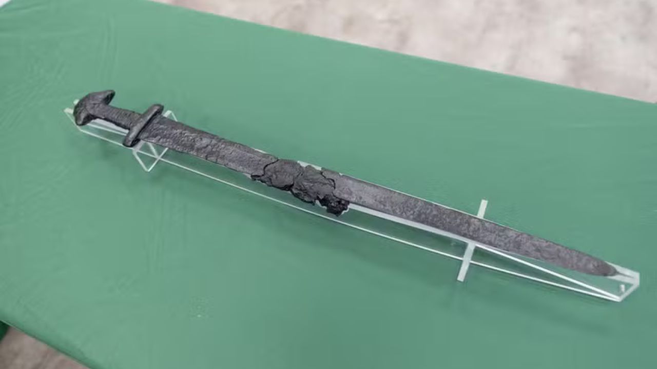 Espada viking do século 10 é encontrada em rio na Polônia