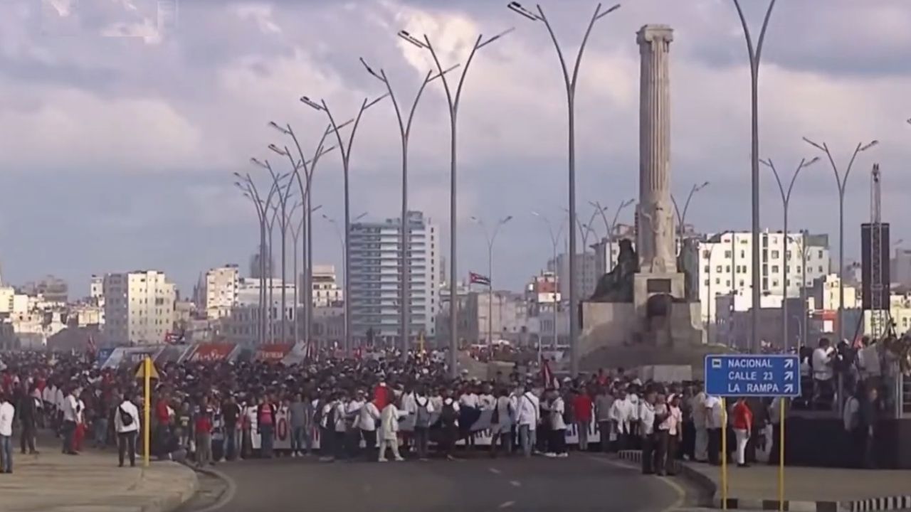 Em Cuba, manifestantes pedem fim das sanções dos EUA contra o país