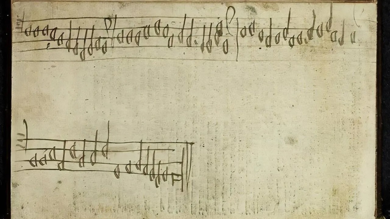 O curioso fragmento musical de 500 anos descoberto na Escócia