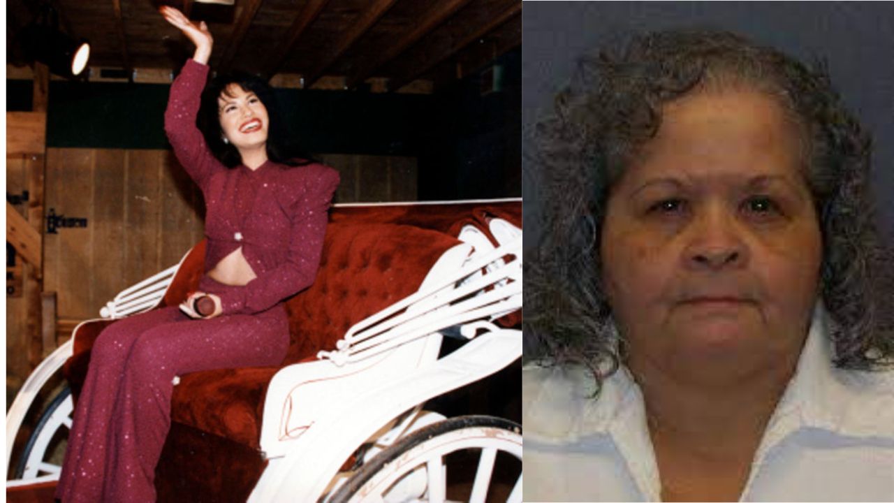 Selena Quintanilla-Pérez, morta a tiros em 1995, e a assassina Yolanda Saldivar