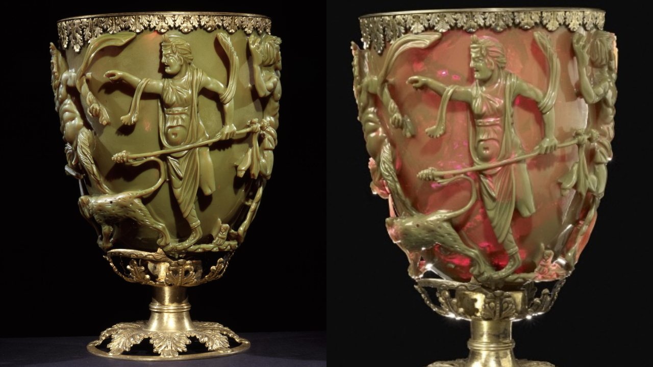 Licurgo: conheça a taça romana intrigante que muda de cor