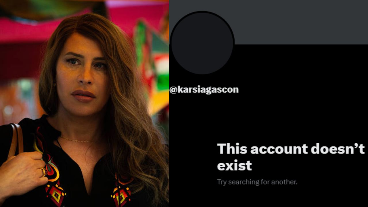 Após polêmicas, Karla Sofía Gascón desativa conta no X
