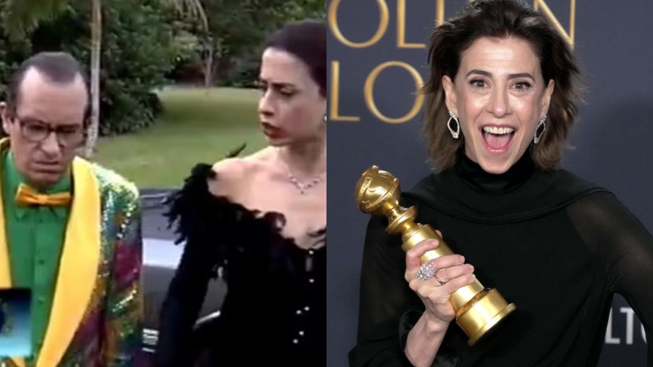 O Casseta e Planeta previu a vitória de Fernanda Torres no Globo de Ouro?