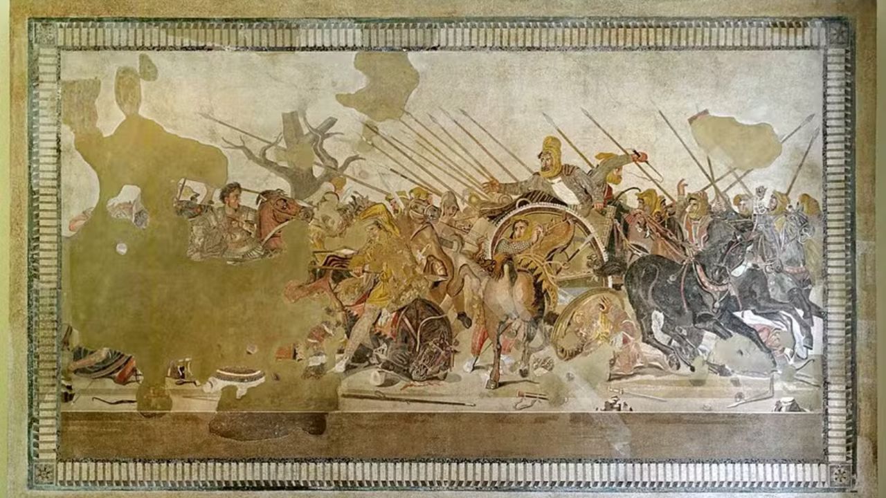 A descoberta impressionante feita no famoso mosaico de Alexandre, o Grande
