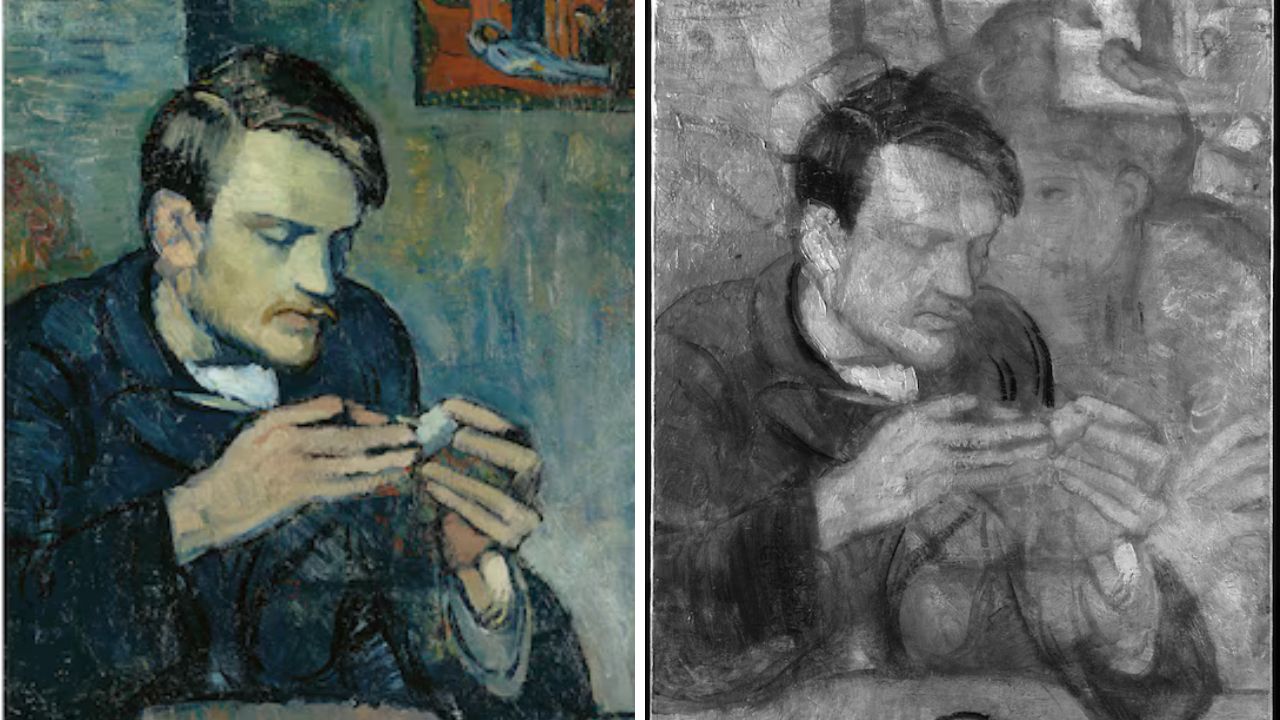 Retrato misterioso de uma mulher é descoberto sob pintura de Picasso