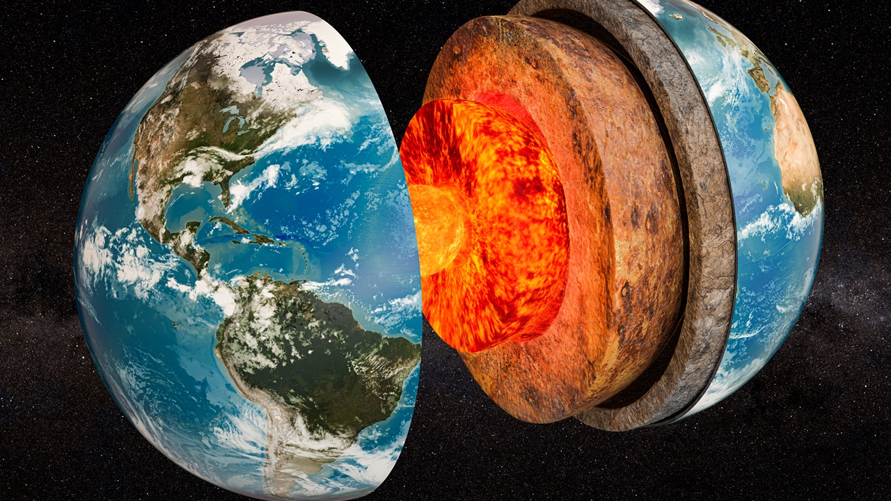 Novo estudo revela que o núcleo interno da Terra está mudando de forma