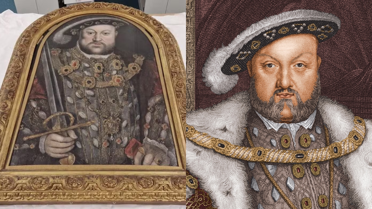 O quadro desaparecido de Henrique VIII encontrado nas redes sociais