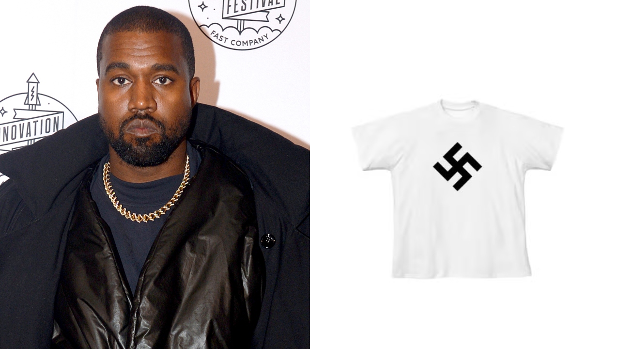 Kanye West vende camisetas com suástica após dizer que ama Hitler