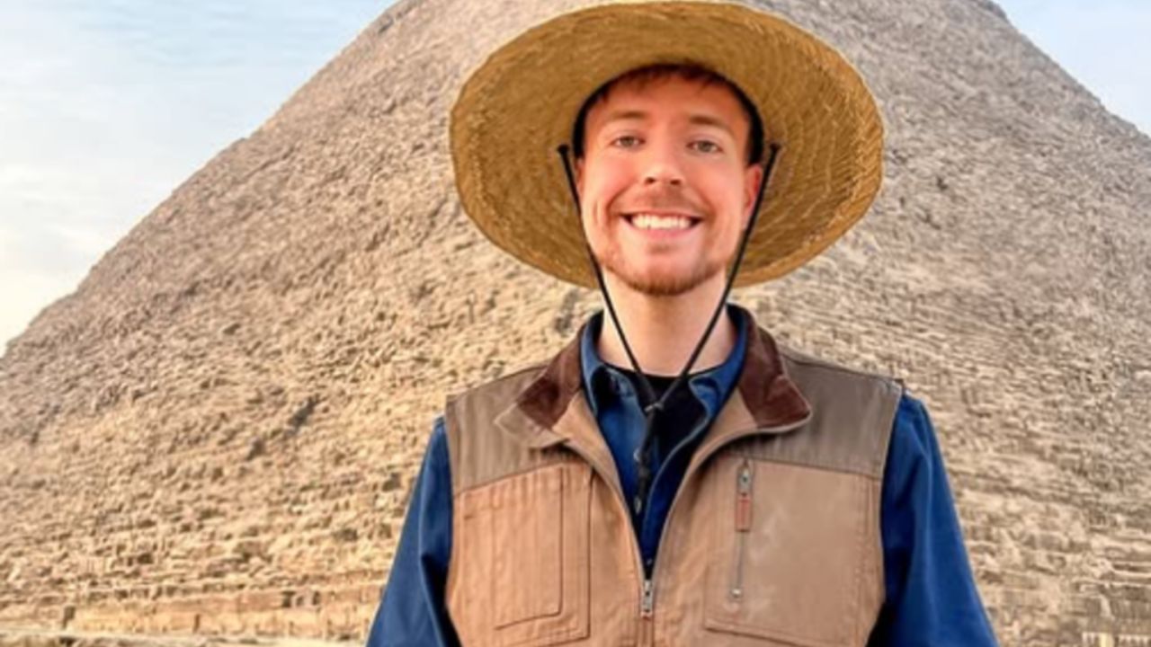 A inusitada expedição do youtuber Mr. Beast às pirâmides do Egito: ‘acesso irrestrito’