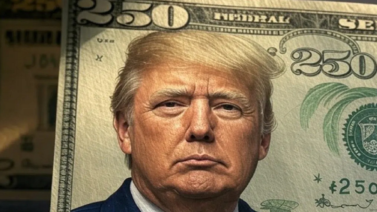 Deputado propõe colocar rosto de Trump em nova nota de 250 dólares