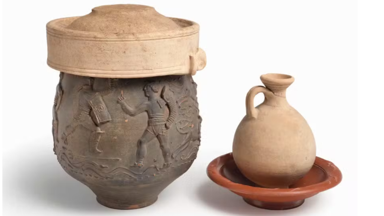 Vaso antigo revela existência de combates de gladiadores na Grã-Bretanha