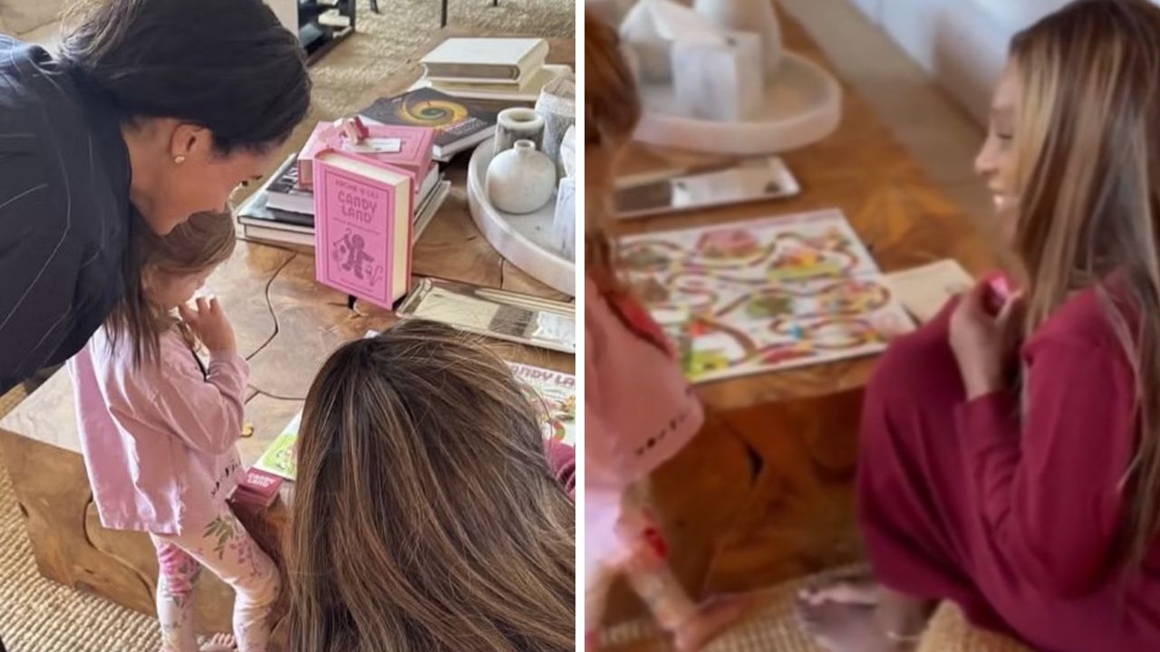 Meghan Markle publica vídeo de sua filha Lilibet com a ‘tia’ Serena Williams