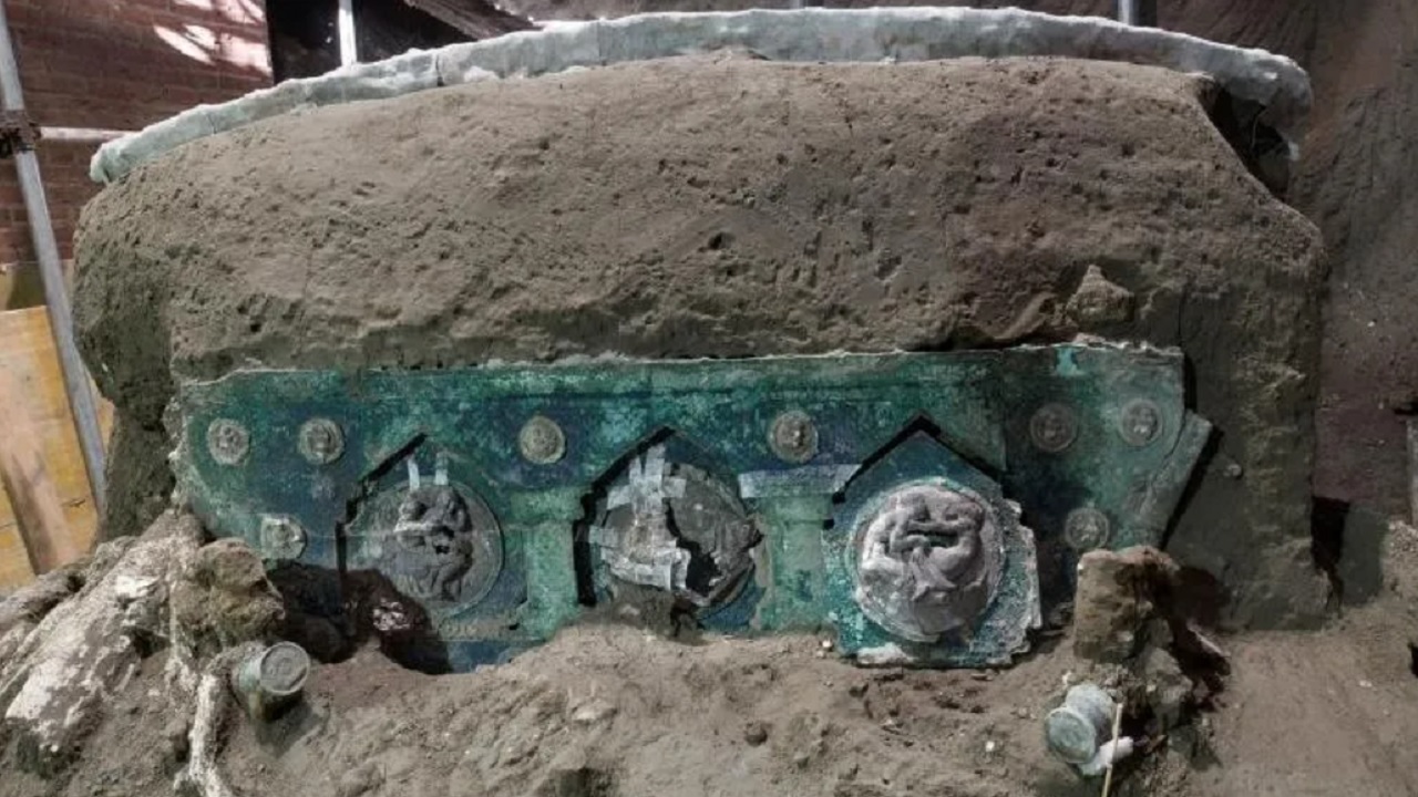 Relembre a carruagem de quase 2 mil anos encontrada em Pompeia