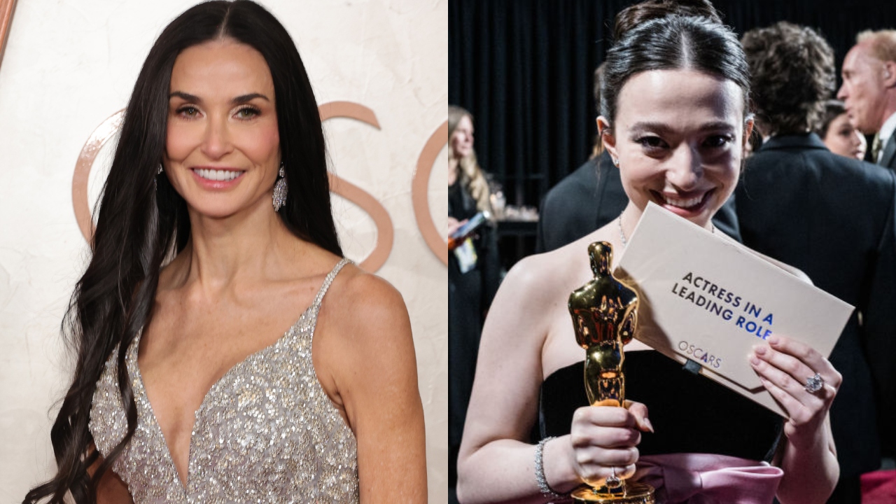 Demi Moore quebra silêncio após derrota no Oscar para Mikey Madison: ‘E…’