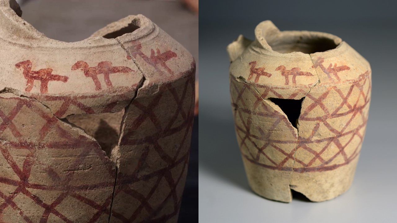 Jarro de 1.200 anos com ilustrações de camelo é descoberto em Israel