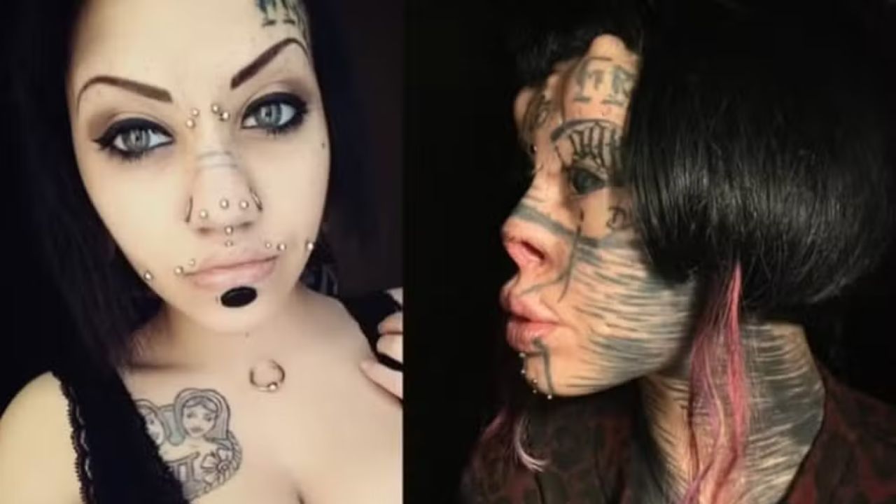 Italiana amputa parte do nariz para se tornar ‘gata zumbi’