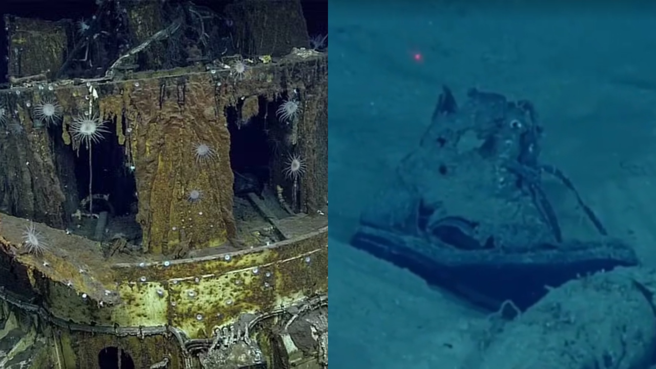 Relíquias são encontradas em navio naufragado durante a Segunda Guerra