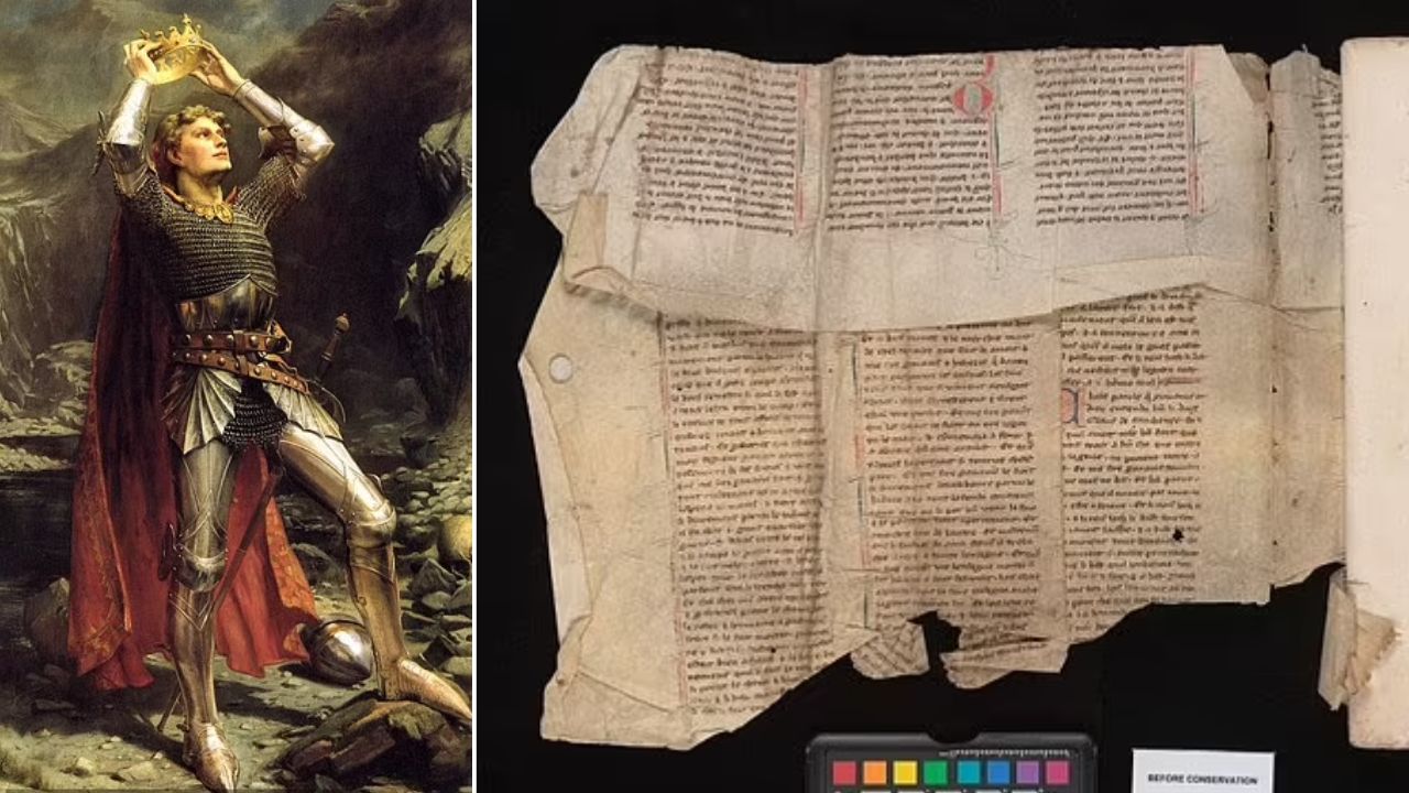 Manuscrito com história do Rei Arthur e o mágico Merlin é revelado após 700 anos