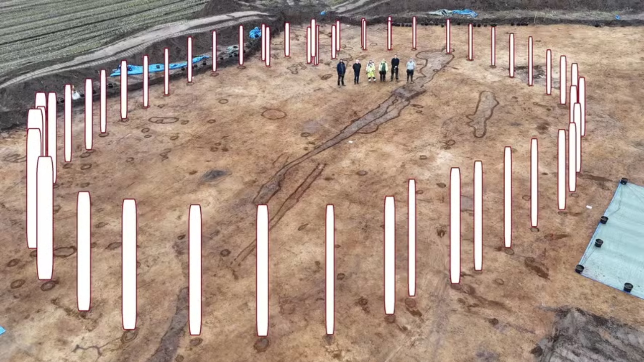 ‘Stonehenge de madeira’ de 4 mil anos é descoberto na Dinamarca