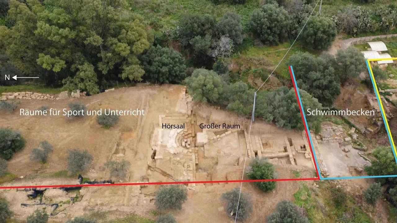 Auditório grego de 2 mil anos é descoberto em Agrigento, na Sicília