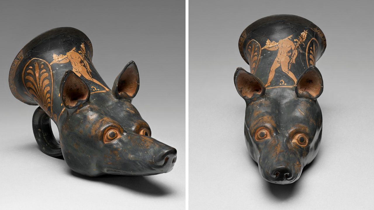 Taça de cão espartano de 2.300 anos descoberta na Itália revela influência grega
