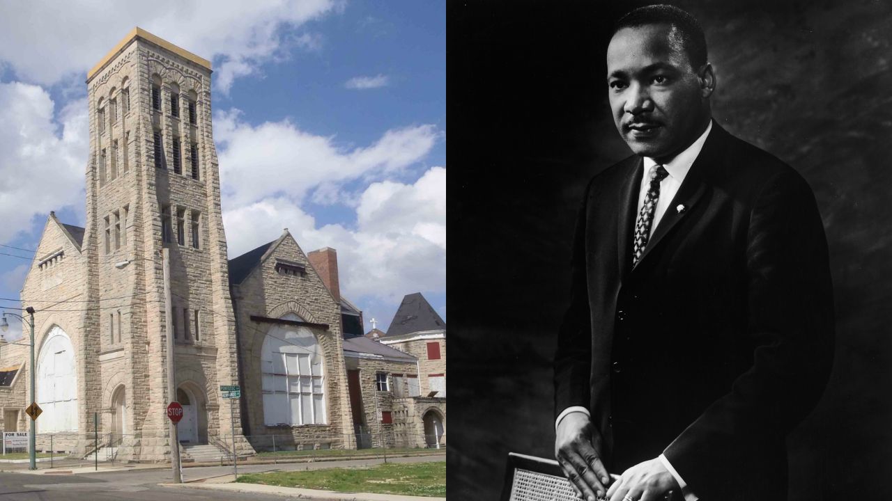 Igreja associada a Martin Luther King é danificada após incêndio