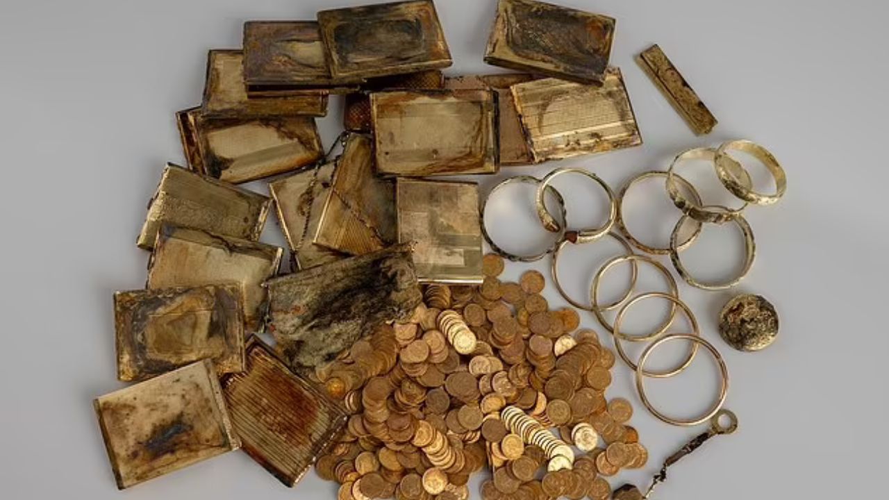 Tesouro possivelmente escondido dos nazistas é encontrado em encosta de montanha