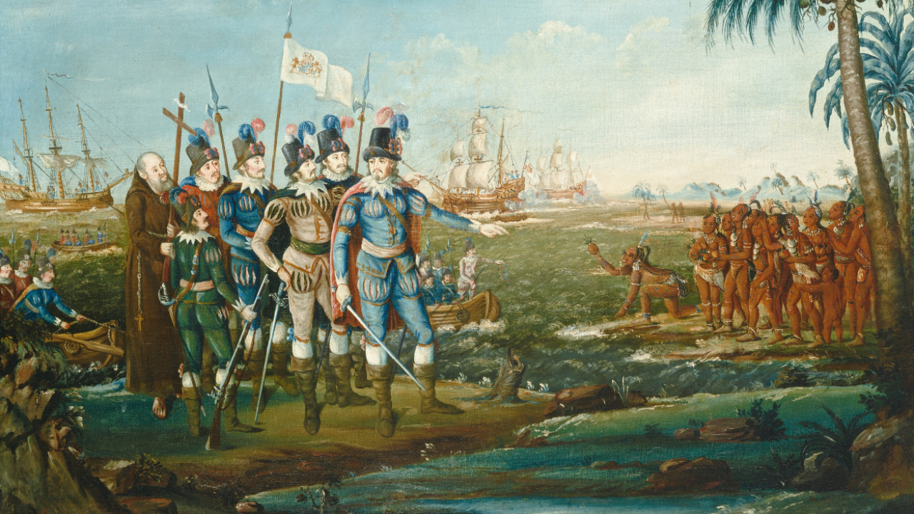 Cristóvão Colombo encontrou saqueadores canibais quando chegou ao Caribe?