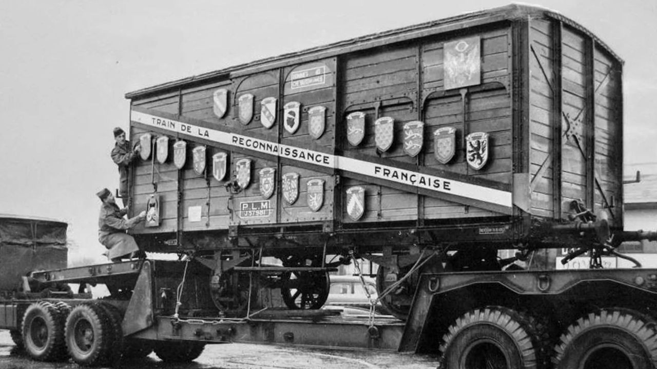 Trem Merci: Vagão de locomotiva da Segunda Guerra é redescoberto