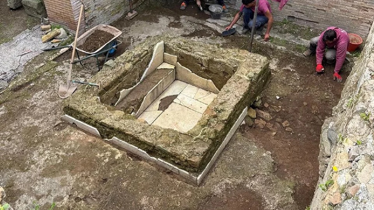 Arqueólogos descobrem conversão de banhos romanos em igreja cristã