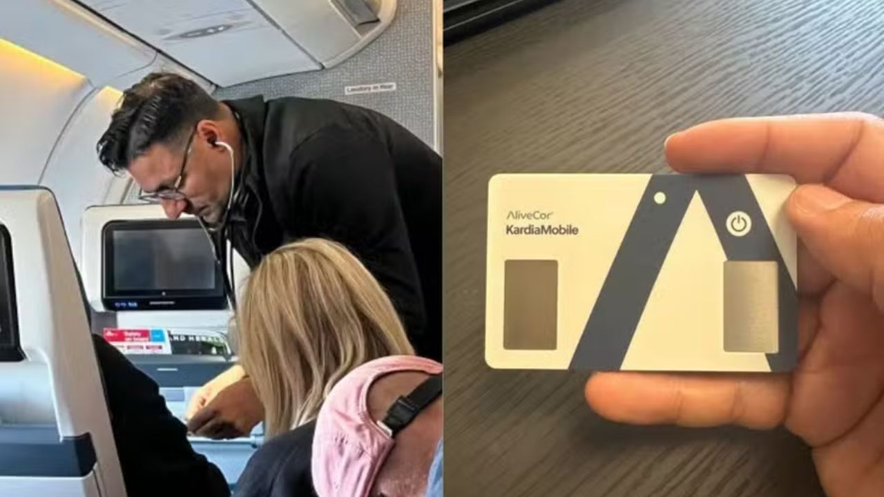 Médico improvisa UTI e salva passageiro durante voo
