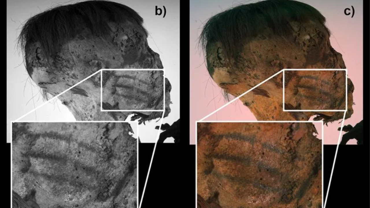 Tatuagens faciais raras são descobertas em múmia sul-americana de 800 anos