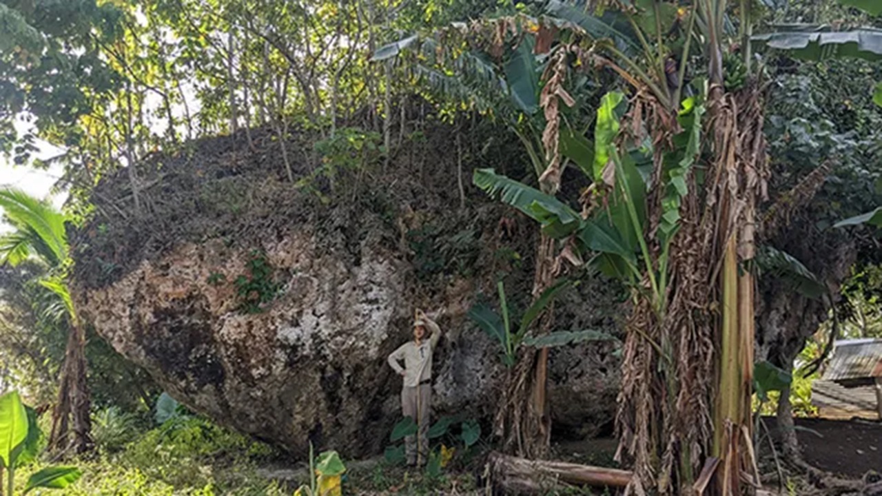 Tsunami gigante moveu rocha de 1.300 toneladas para penhasco em Tonga há 7 mil anos