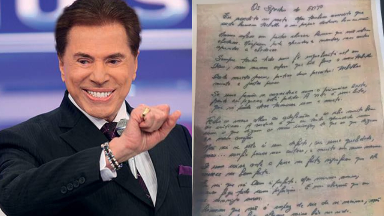 “Os Segredos do Êxito”: O que diz a carta deixada por Sílvio Santos?